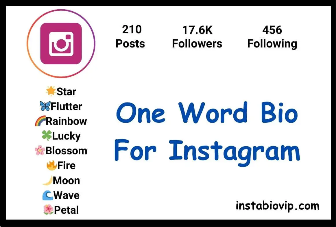 One Word Bio For Instagram