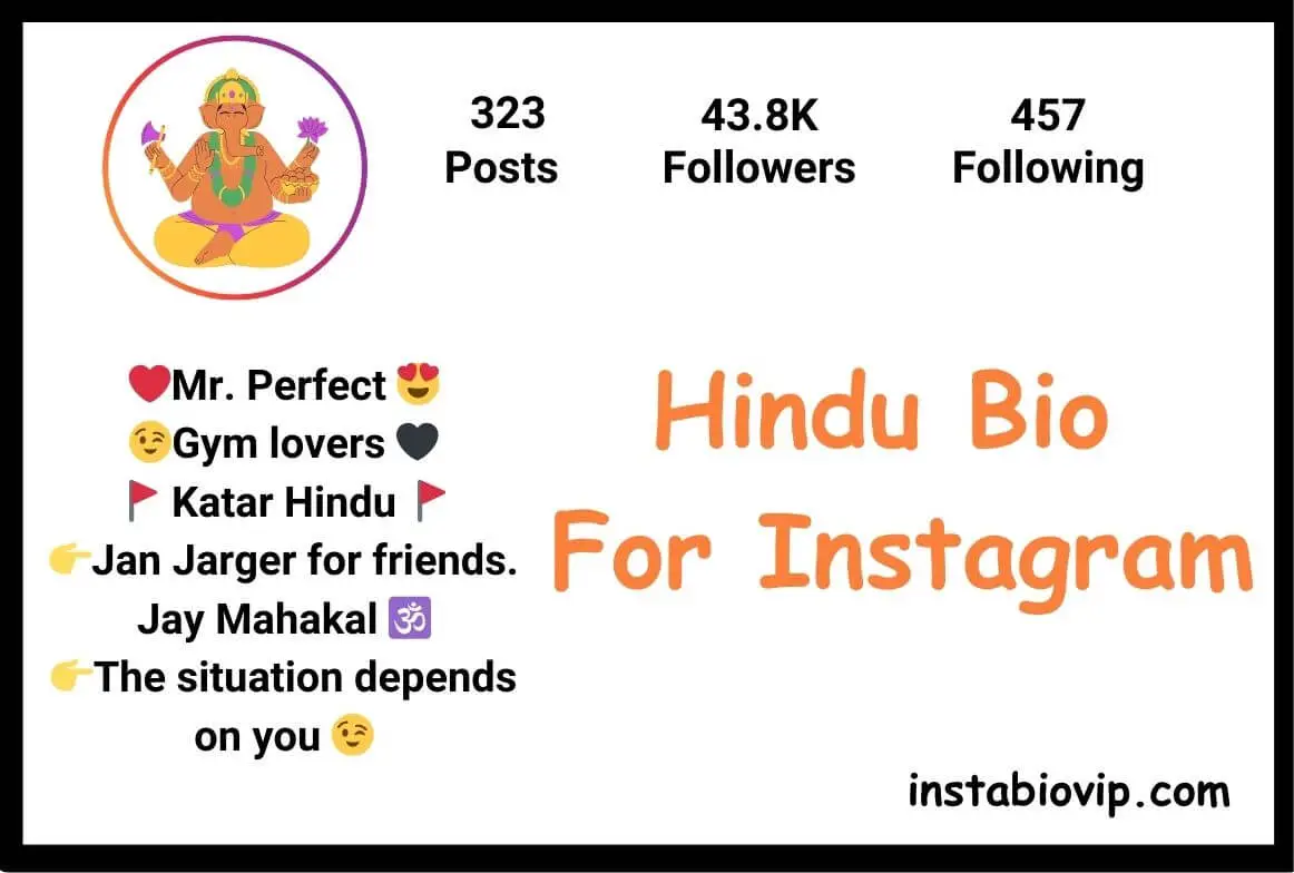 Hindu Bio For Instagram