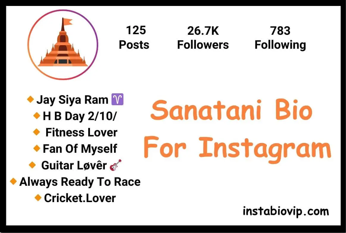 Sanatani Bio For Instagram