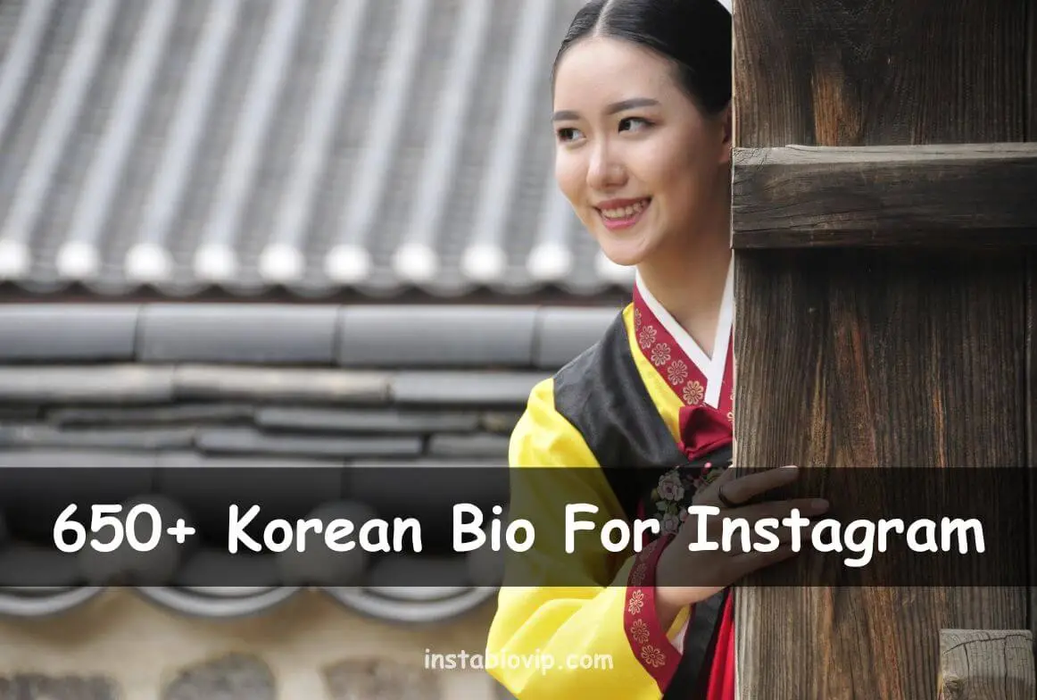 Korean Bio For Instagram