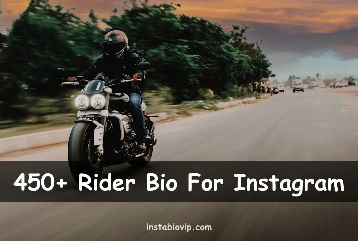 Rider Bio For Instagram